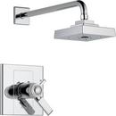 2.5 gpm Shower Faucet Trim with Double Lever Handle in Polished Chrome (Trim Only)