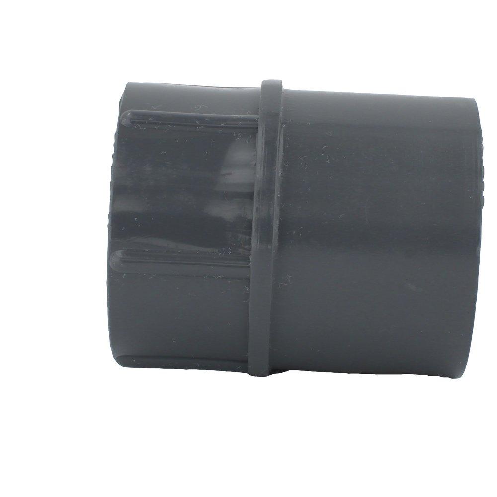 Dark Grey PVC Schedule 80 Female Adapter 