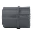 Dark Grey PVC Schedule 80 Female Adapter 