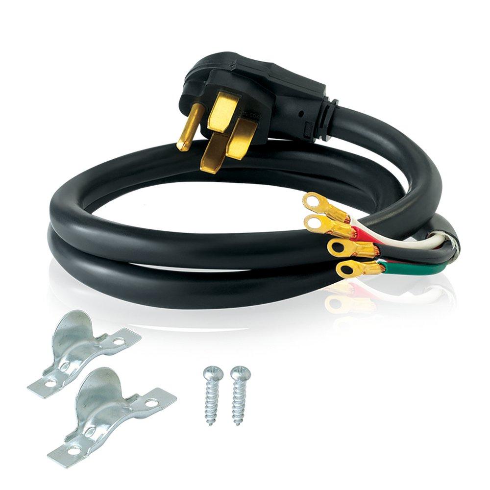 EZ-FLO Black 50 Amp Appliance Cord 