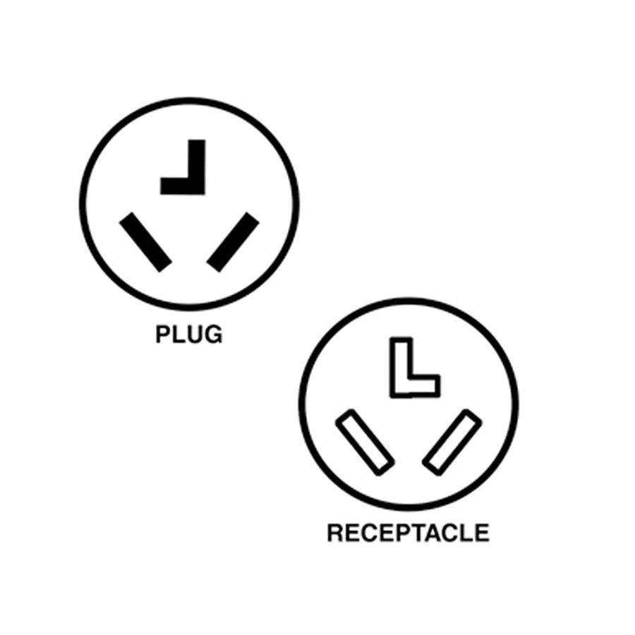 EZ-FLO Grey 30 Amp Appliance Cord 