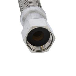 3/8 in. Flare  x 3/8 in. Compression x 12 in. Braided Stainless Steel Texas Style Faucet Connector