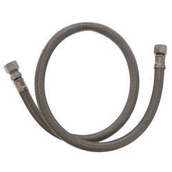 3/8 in. Flare x 3/8 in. Compression x 30 in. Braided Stainless Steel Texas Style Faucet Connector