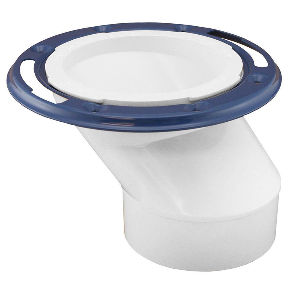 Jones Stephens White 3 x 4 in. PVC Closet Flange 
