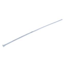 3/8 in. x 12 in. Chrome Plated Flexible Tank Supply Tube with Flat Head