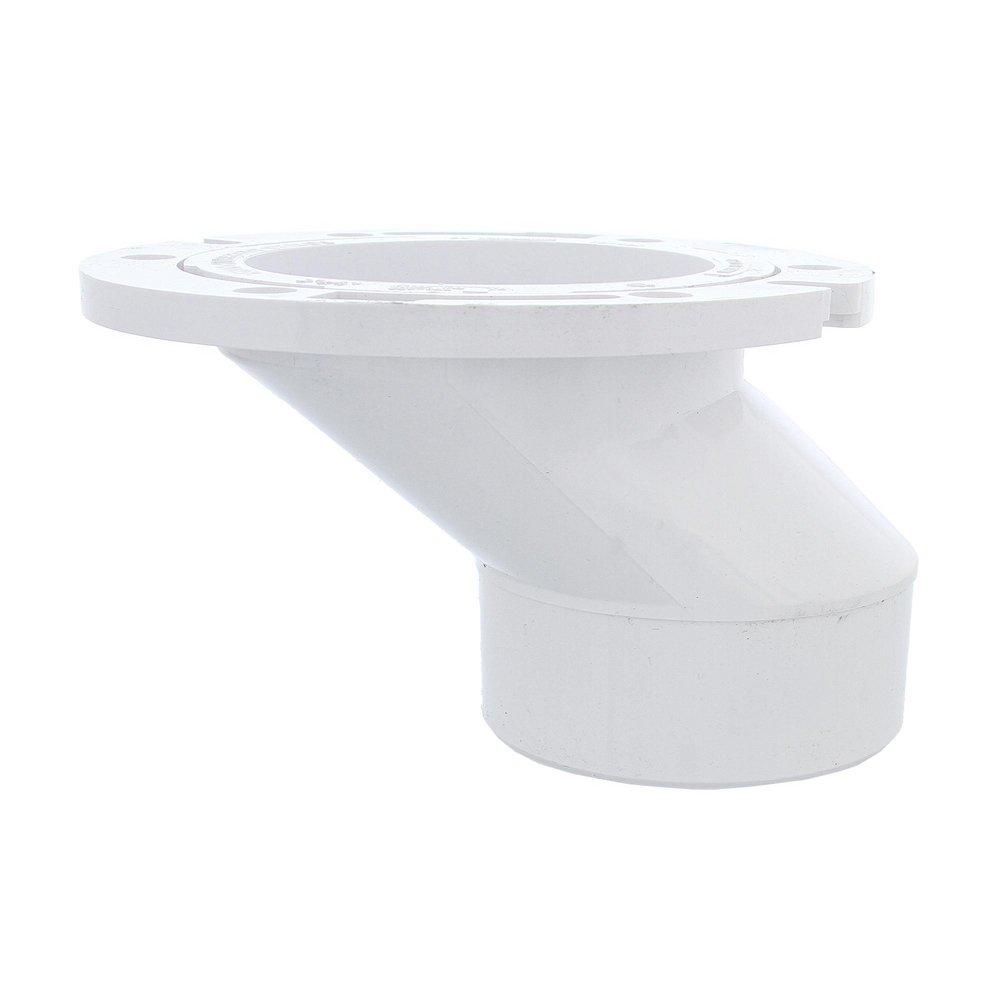 Jones Stephens White 3 x 4 in. PVC Closet Flange 