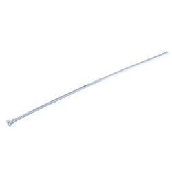 3/8 in. x 20 in. Chrome Plated Tank Supply Tube with Flat Head