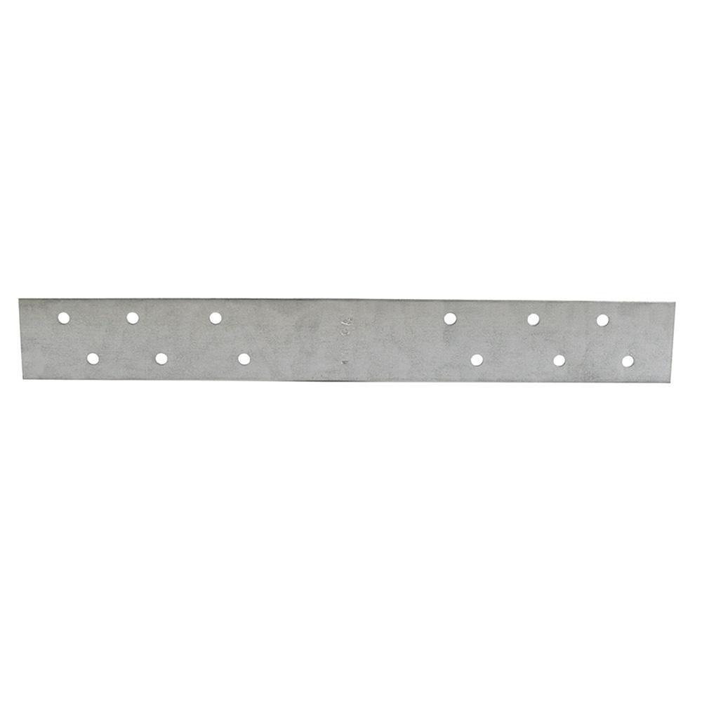 Jones Stephens Galvanized 1-1/2 in. 16 ga Galvanized Steel FHA Strap with 6 Offset Hole 