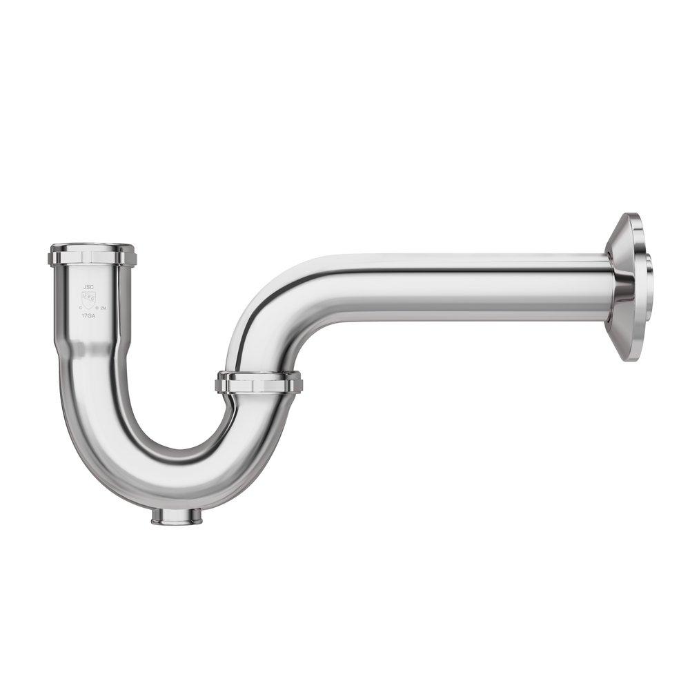 Jones Stephens Chrome Plated 1-1/2 in. P-Trap in Chrome Plated 