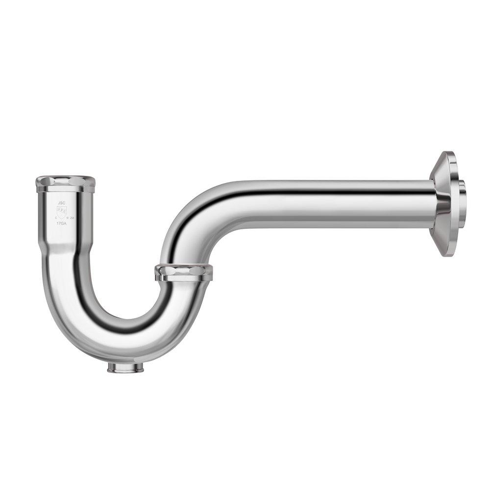 Jones Stephens Chrome Plated 1-1/2 in. P-Trap in Chrome Plated 