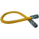 3/8 x 1/2 x 12 in. FIPS Gas Connector with Fitting in Yellow
