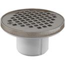 2 in. IPS PVC Round Strainer with Ring in Chrome Plated