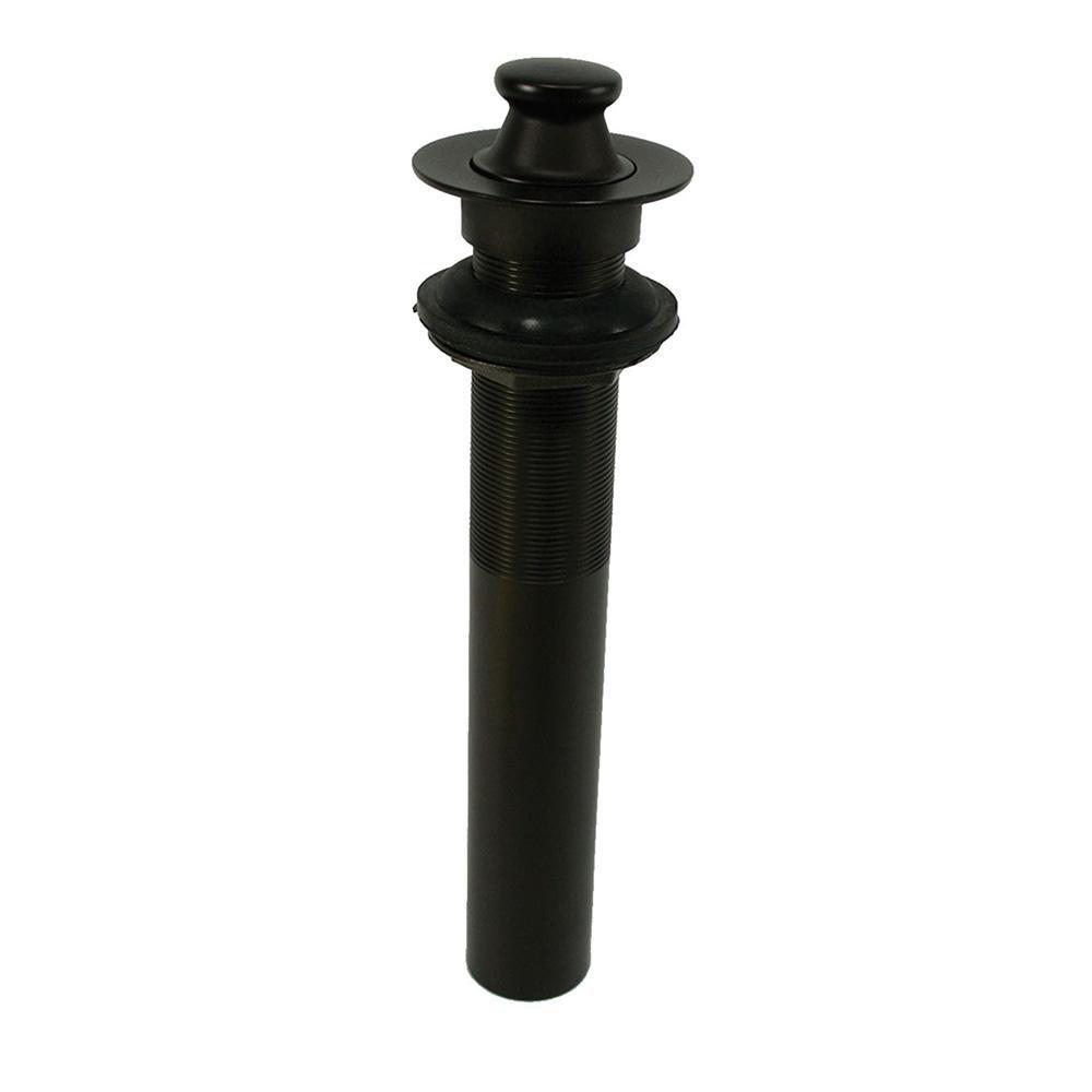 Lift and Turn Bathroom Sink Drain without Overflow in Oil Rubbed Bronze 