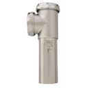 Jones Stephens Chrome Plated 20 ga Slip-Joint End Outlet Tee in Chrome Plated 