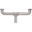 Jones Stephens Chrome Plated 22 ga Slip-Joint Outlet Waste in Chrome Plated 