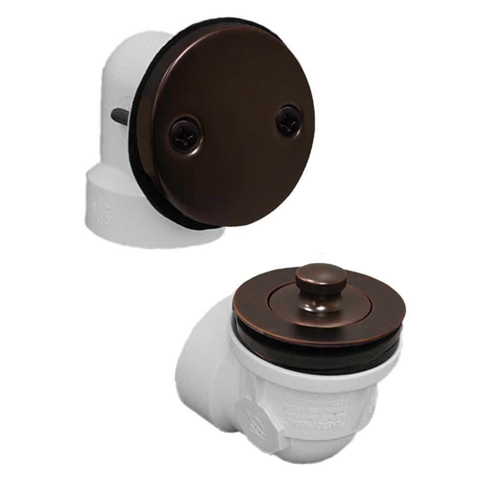 Jones Stephens Oil Rubbed Bronze PVC Lift & Turn Drain 