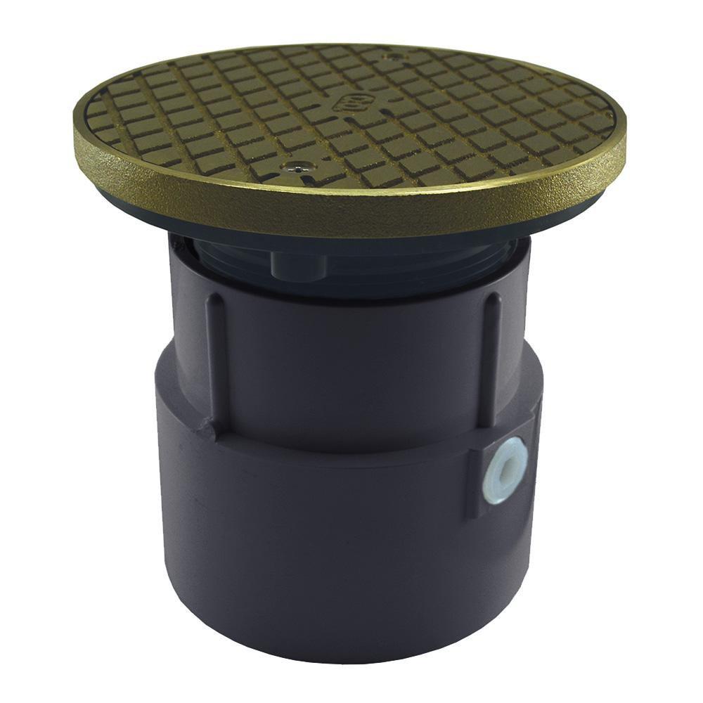 Jones Stephens Nickel Bronze SDR 40 DWV PVC Cleanout 