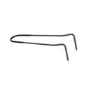 Jones Stephens Black 4 in. Steel Plastic Wire Hook 