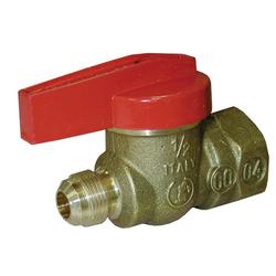 9/16-24 x 1/2 in. FIP Brass Gas Heater Ball Valve