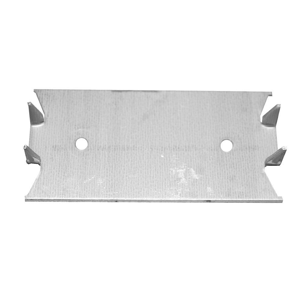 Jones Stephens 1-1/2 in. 18 ga Self-nailing Stud Guard with 2-Hole Centered 