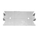 1-1/2 x 3 in. 18 ga Self-nailing Stud Guard with 2-Hole Centered