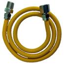 Jones Stephens Yellow 3/8 in. FIPS Gas Connector with Fitting in Yellow 