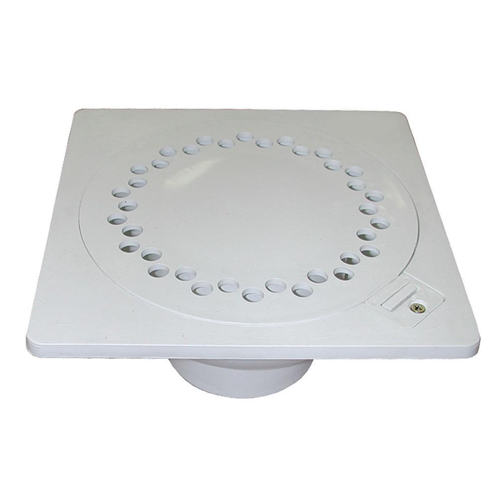 Jones Stephens White PVC Heavy Duty Bell Trap with Lid 