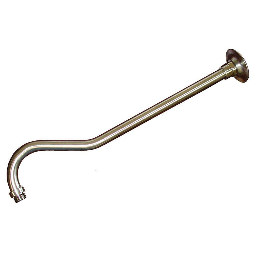 Jones Stephens Brushed Nickel 18 in. Brass Shower Arm 