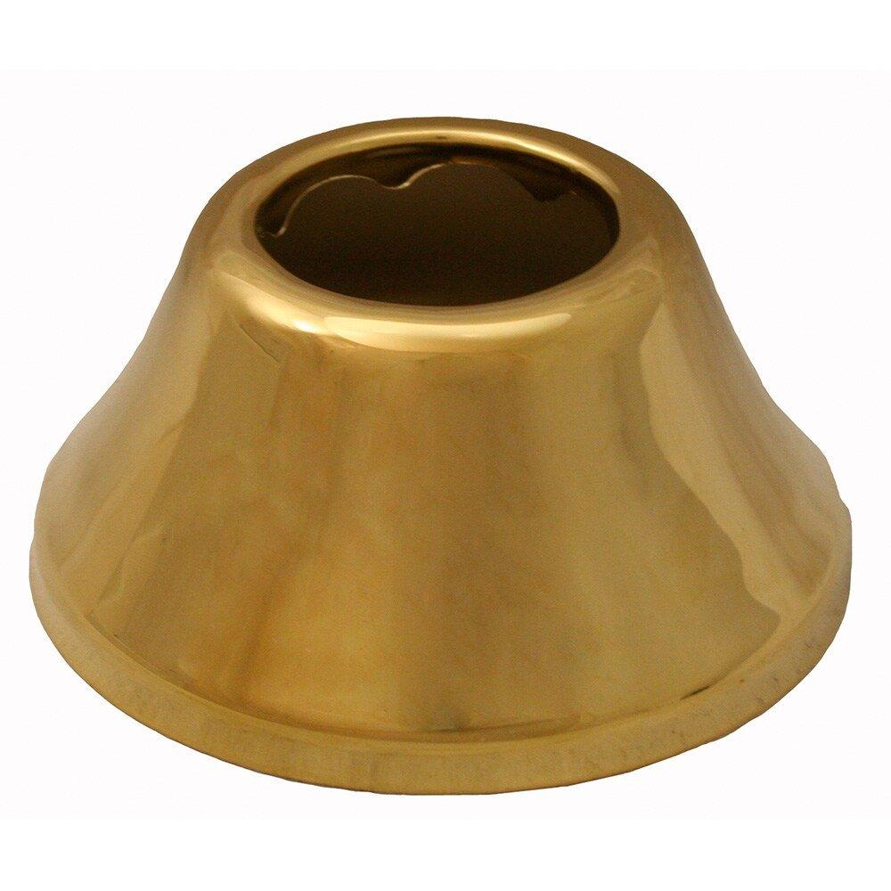 Jones Stephens Polished Brass - PVD 1-1/4 in. Bell Escutcheon 