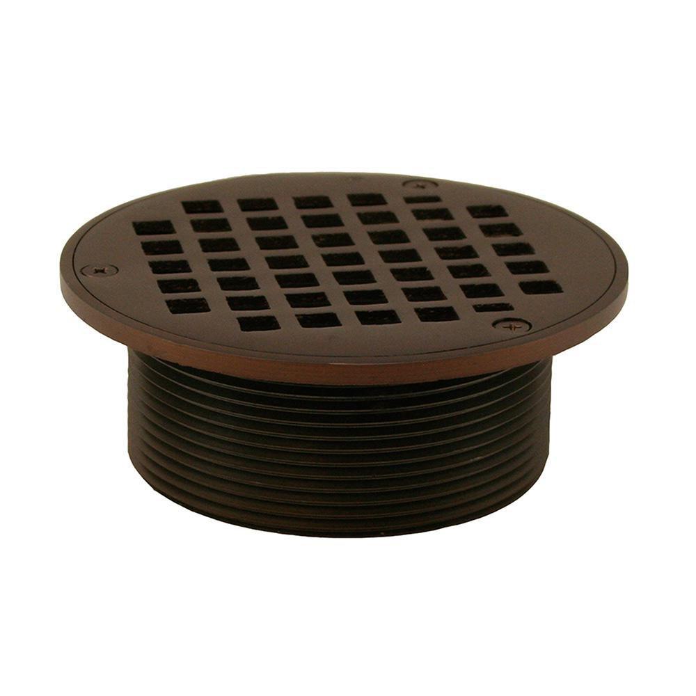 Jones Stephens Oil Rubbed Bronze 3-1/2 in. Brass and Metal Round Strainer 