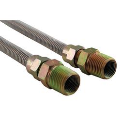 1/2 x 48 in. MIPS Gas Connector with Fitting in Stainless Steel