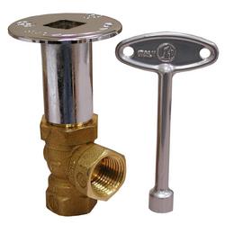 1/2 in. Chrome Plated Log Lighter Valve