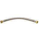 Jones Stephens Silver 3/4 in. FIP Braided Water Heater Connector 