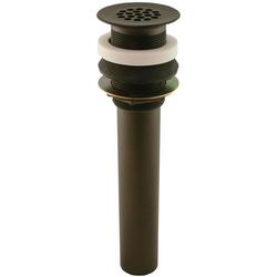 Oil Rubbed Bronze Brass Grid Drain without Overflow