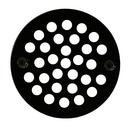 4-1/4 in. Round Stamped Strainer in Black