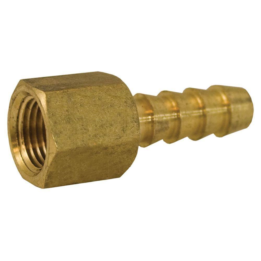 3/16 x 1/8 in. Brass Hose Barb x FIP Adapter 
