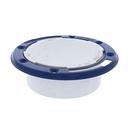 4 in. PVC Closet Flange with Metal Rings less Knockout