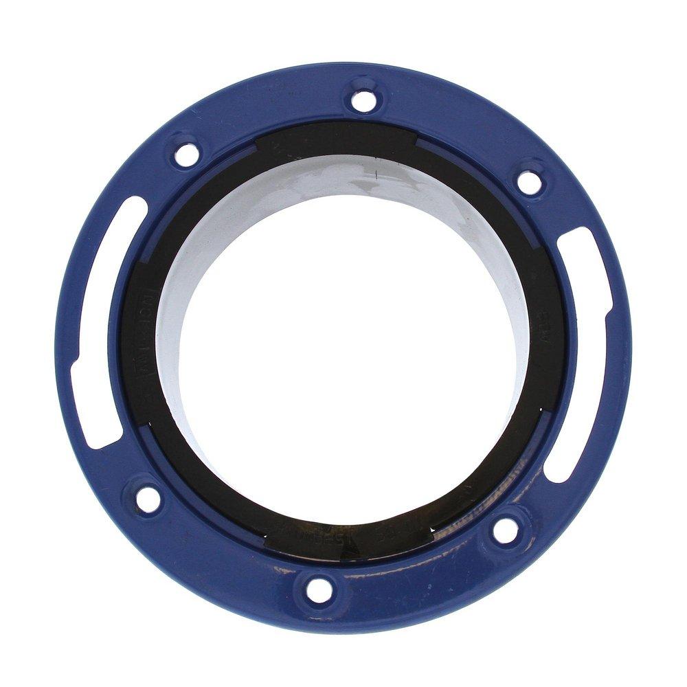 4 in. Plumbfit ABS Closet Flange with Metal Rings less Knockout 