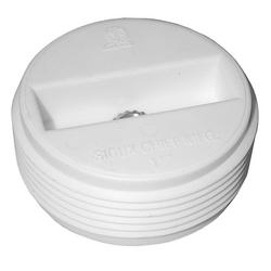 2-1/2 in. MPT Plastic Countersunk Cleanout Plug