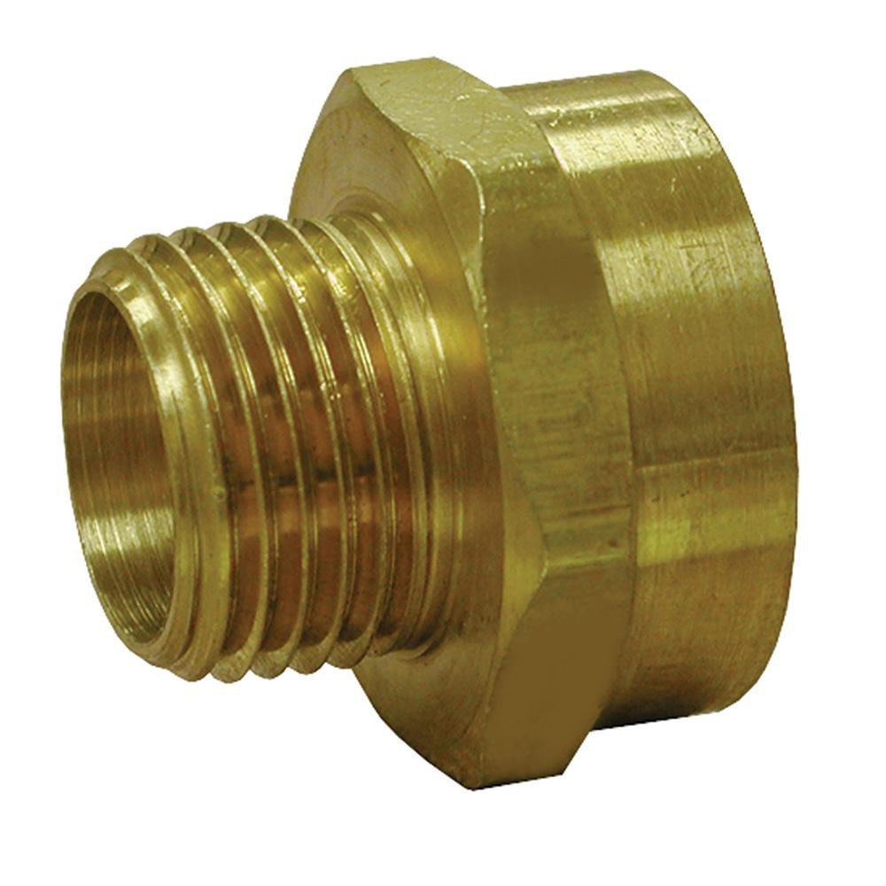 Jones Stephens Brass 1-1/4 in. Brass Adapter 