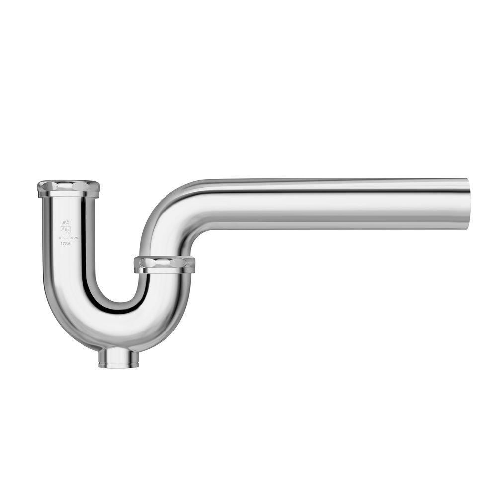 Jones Stephens Chrome Plated 1-1/4 in. P-Trap in Chrome Plated 