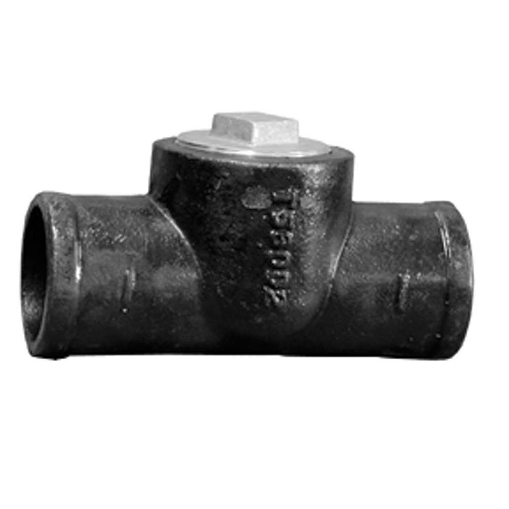 Jones Stephens No Hub Cast Iron Test Tee with Plug 