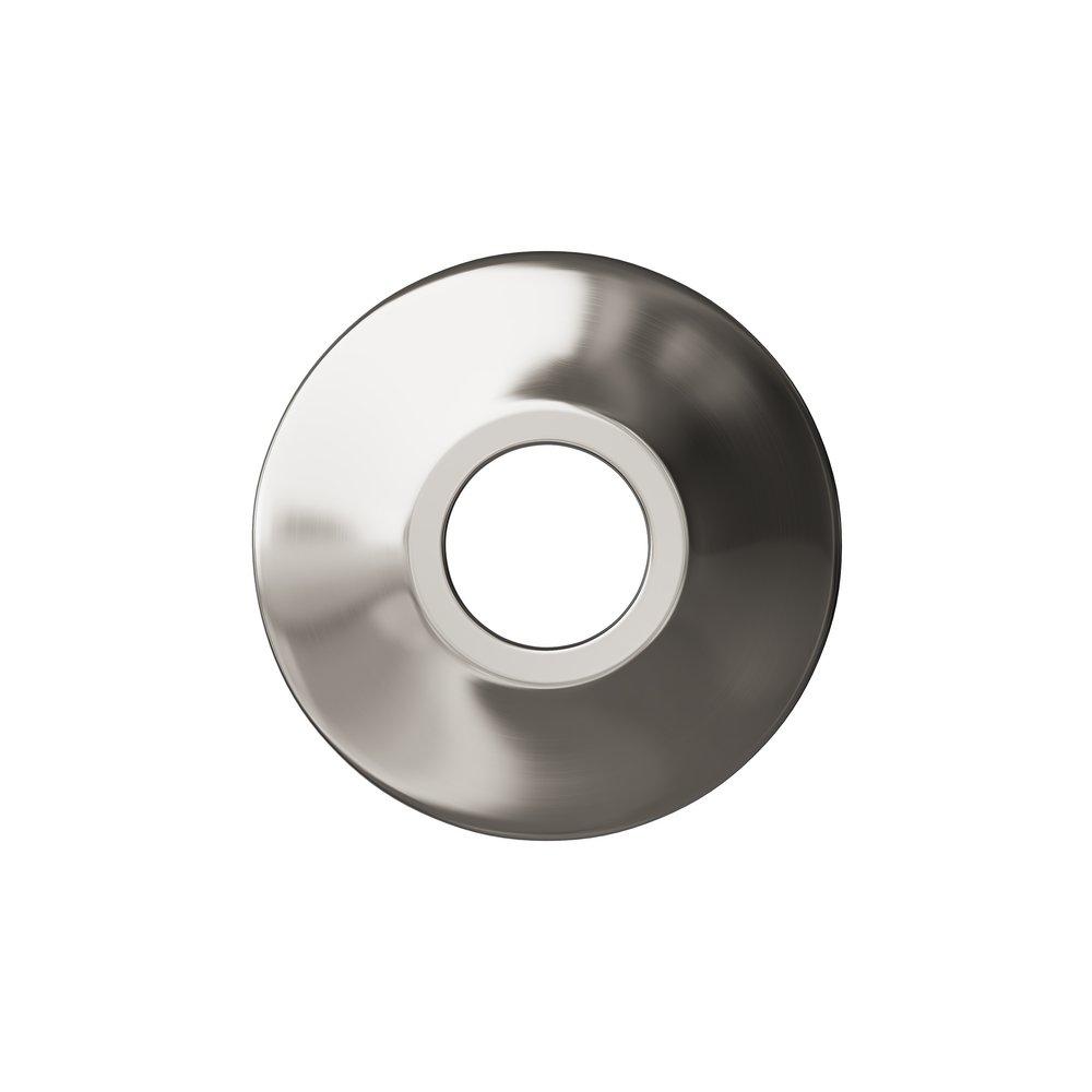 Jones Stephens Brushed Nickel 1/2 in. Metal Low Escutcheon 
