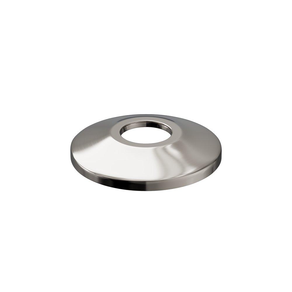 Jones Stephens Brushed Nickel 1/2 in. Metal Low Escutcheon 