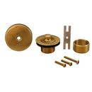 Aluminum 1-Hole Lift and Turn Conversion Kit in Brushed Bronze