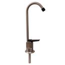 Jones Stephens Brushed Nickel 1 Hole Deck Mount Cold Water Dispenser with Single Lever Handle 