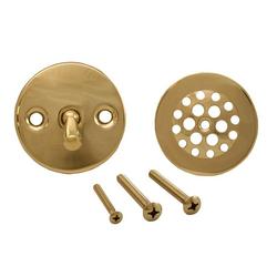 Two Hole Trip Lever Trim Only in Polished Brass