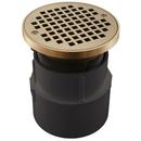 Jones Stephens IPS Plastic Cleanout Cover with Round Nickel Bronze Top 