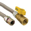 3/8 x 1/2 x 18 in. FIPS Gas Connector with Ball Valve