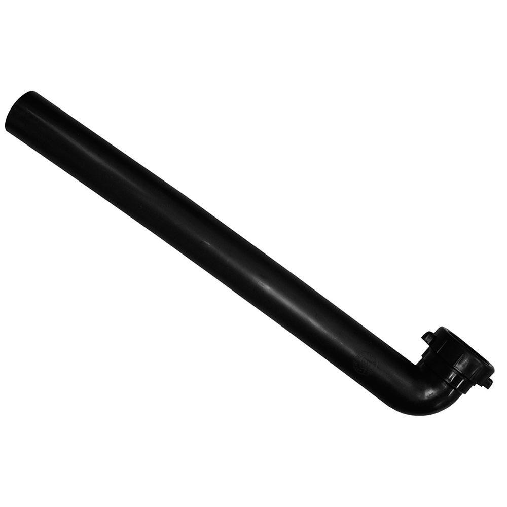 Jones Stephens Black Slip-Joint Waste Arm in Black 